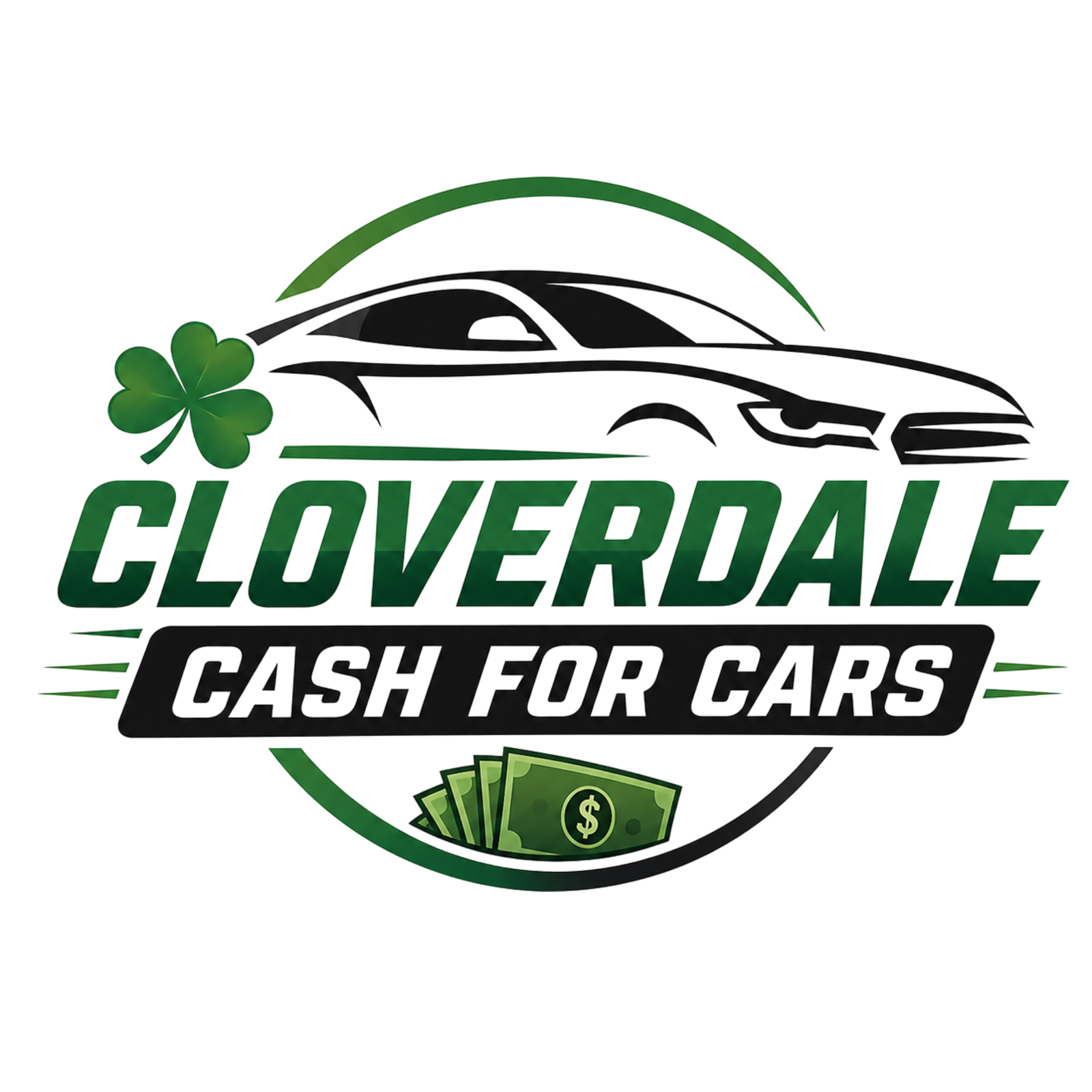 Cloverdale Cash For Cars logo — scrap car removal in Surrey, BC