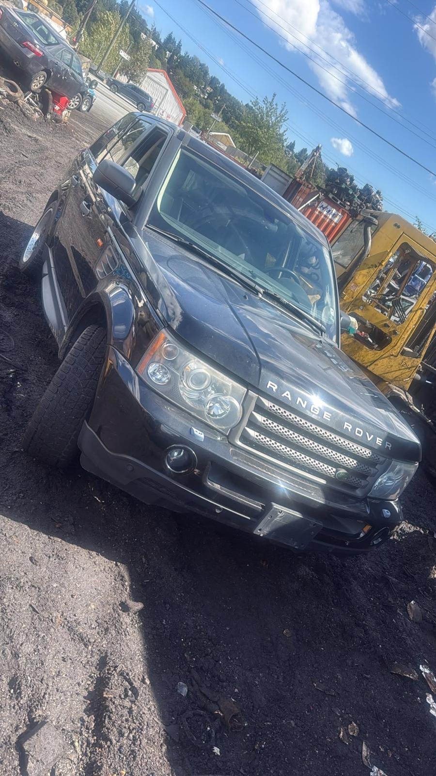 Old car disposal in Cloverdale — end-of-life vehicle towed from the property