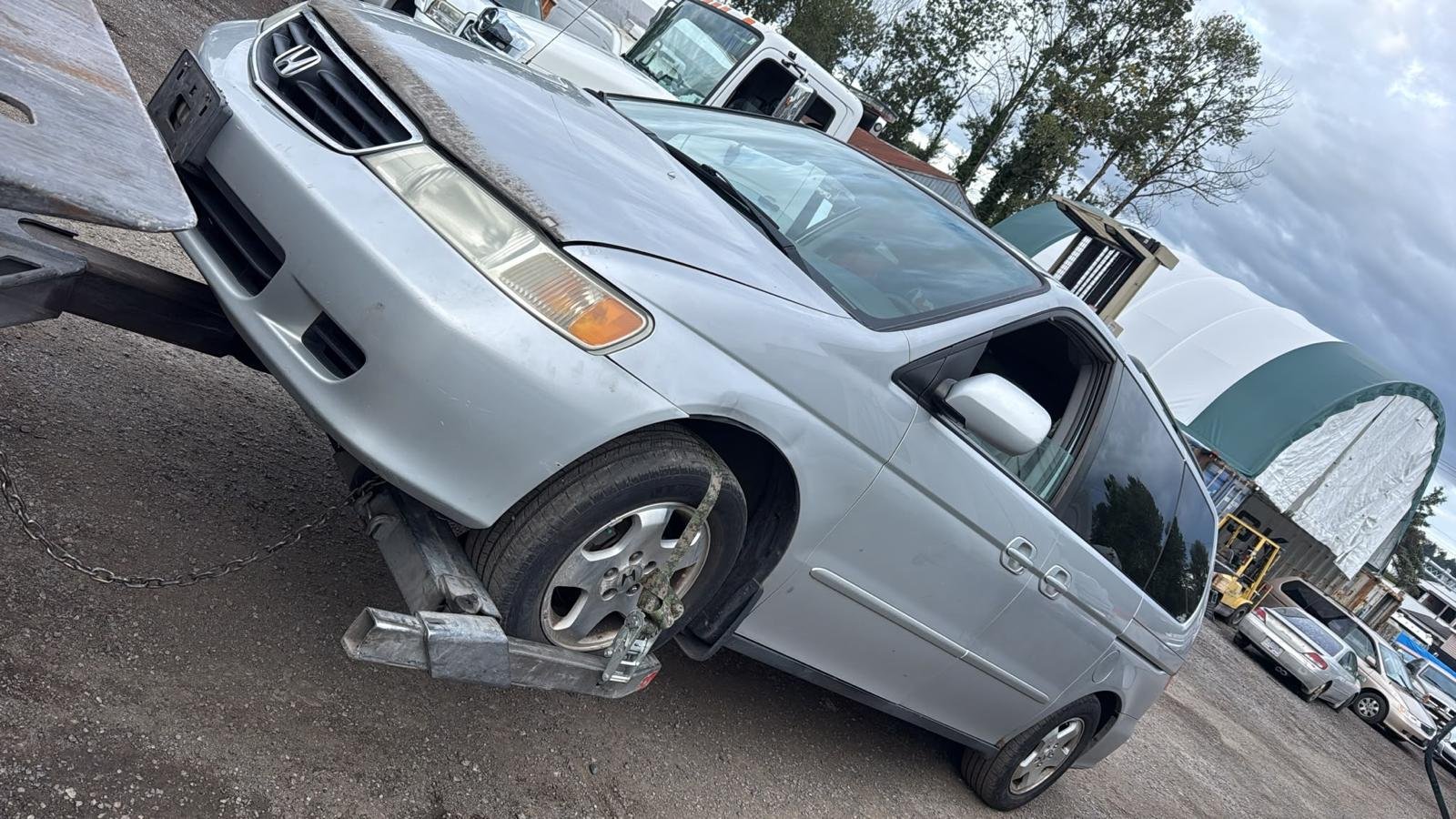 Junk truck removal in Cloverdale — vehicle loaded for scrap